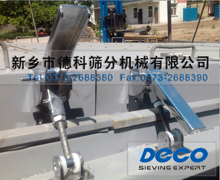 精細篩分機上蓋把手